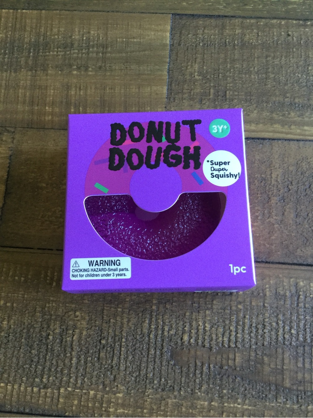 Donut Dough Squishy Toy - Purple